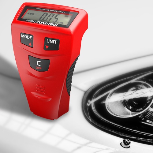 Измерение толщины покрытия на автомобиле