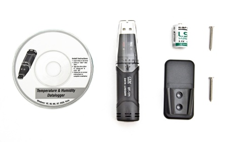 Регистратор температуры и влажности, даталоггер CEM DT-171