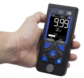 Портативный ультразвуковой толщиномер с А-сканом УДТ-20