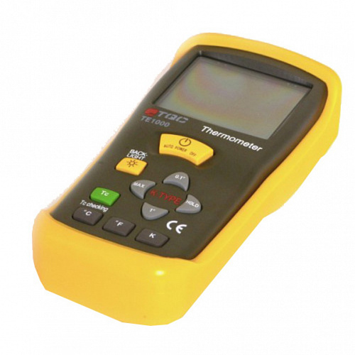 Цифровой термометр с выносным контактным датчиком типа &amp;quot;K&amp;quot; TQC TE1000