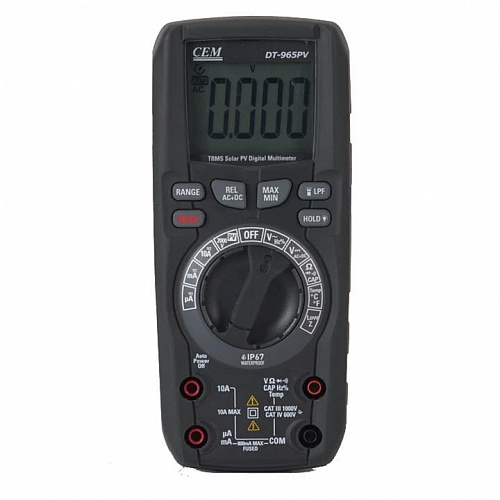 Мультиметр CEM DT-965PV с функцией проверки солнечных батарей