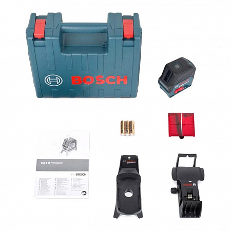 Лазерный уровень Bosch GCL 2-15 Professional + RM1 + BM3 + кейс