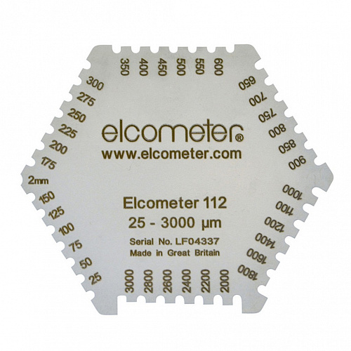 Толщиномер-гребенка для измерения толщины мокрого слоя Elcometer 112 &amp; 3236