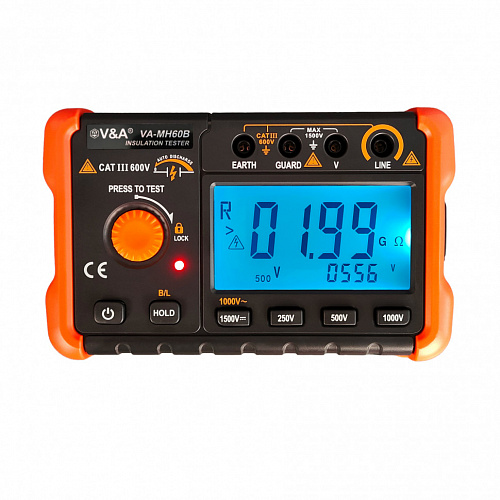 Поверка Мегаомметр VA-MH60B