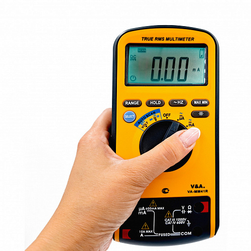 Мультиметр цифровой с повышенной защитой VA-MM41R