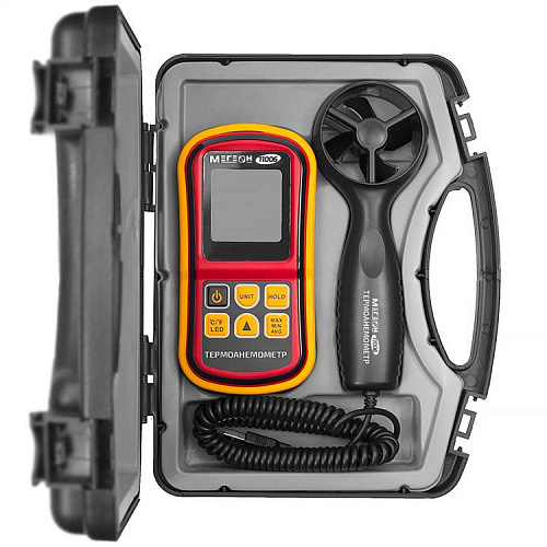 Анемометр крыльчатый цифровой МЕГЕОН 11006