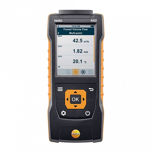 Testo 440  прибор для измерения скорости и оценки качества воздуха в помещении