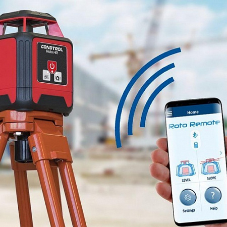 Ротационный лазерный нивелир CONDTROL HR с детектором X-actRoto в комплекте, 500 метров