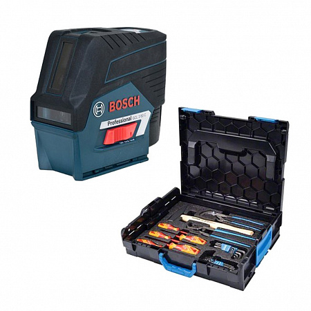 Лазерный уровень Bosch GCL 2-50 C+RM3+BM 3 clip RC 2 L-Boxx+GEDORE set
