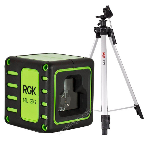Лазерный уровень RGK ML-31G + штатив RGK F170