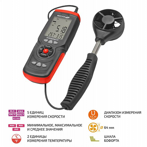 Анемометр МЕГЕОН 11107