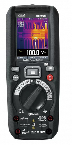 Мультиметр TRMS с встроенным тепловизором CEM DT-9889