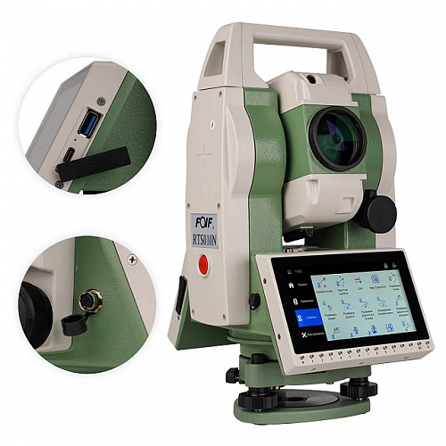 Электронный тахеометр FOIF RTS010N (R1000, 1&amp;quot;) с ОС Android