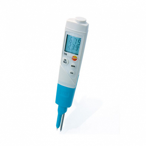Контактный прибор измерения температуры и кислотности Testo 206 pH3