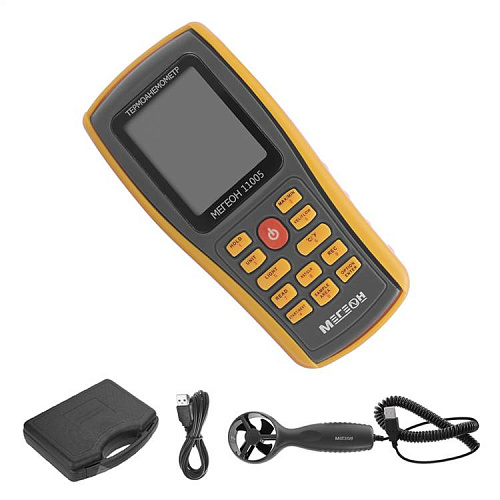 Термоанемометр с выносным датчиком МЕГЕОН 11005