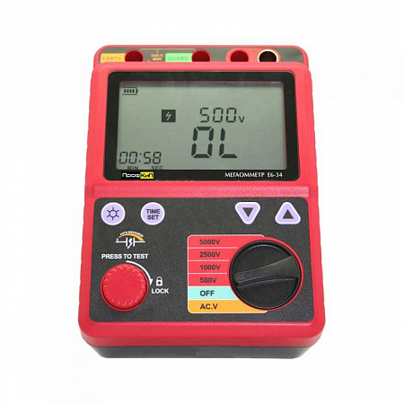 Мегаомметр Е6-34